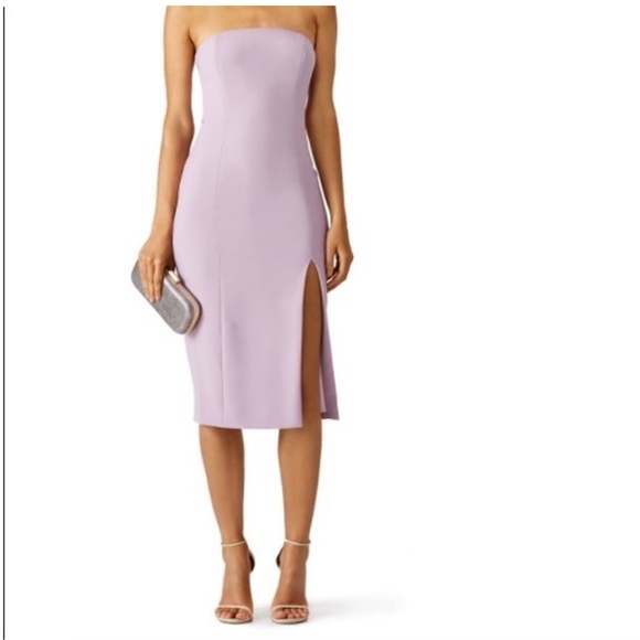 Jay Godfrey Womens Strapless Taupe Thompson Dress - Picture 1 of 5